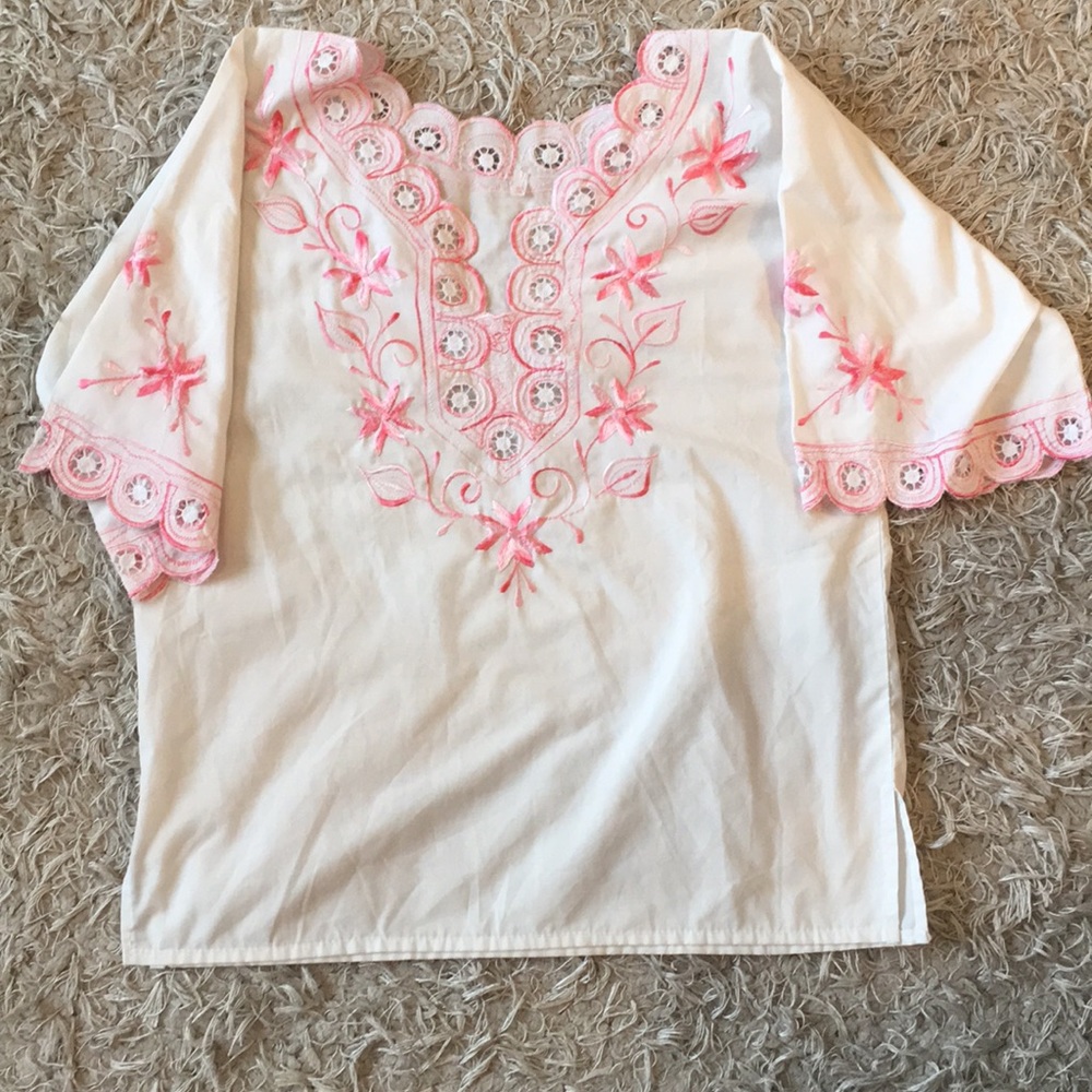 Mexican blouse embroidered